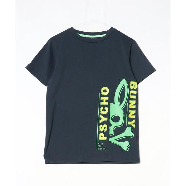 「Psycho Bunny」 半袖Tシャツ X-SMALL ネイビー メンズ