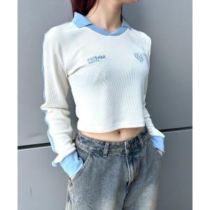 「FCMM」 長袖Tシャツ MEDIUM アイボリー メンズ