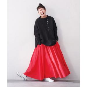 「soulberry」 フレアスカート M レッド レディース