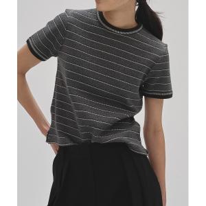 「TODAYFUL」 半袖Tシャツ FREE チャコールグレー レディース