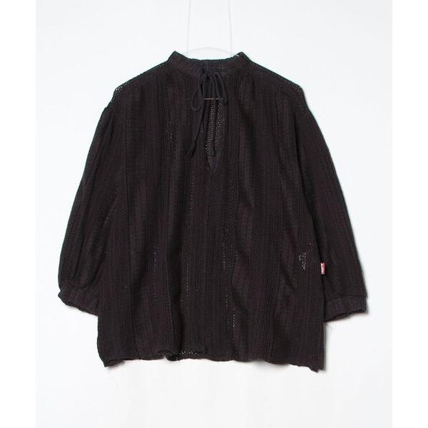 「Java」 長袖ブラウス M ブラック レディース