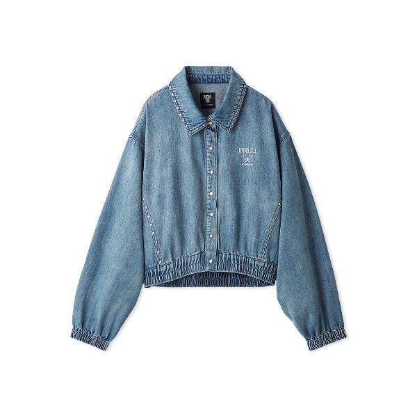 ブラウス シャツ 「LILY BROWN×ANNA SUI」スタッズデニムシャツブルゾン レディース