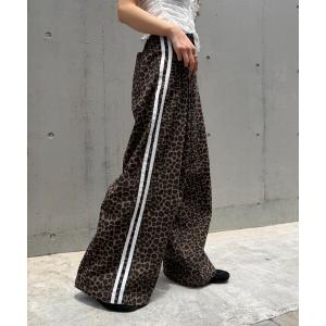 パンツ レオパードラインパンツ レディース