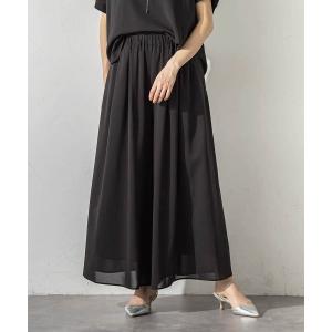 ワイドパンツ パンツ 「晴れ軽」撥水シアーボイルパンツ「セット着用可」 レディース