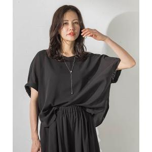 ブラウス シャツ 夏 半袖 「晴れ軽」撥水シアーブラウス「セット着用可」 レディース