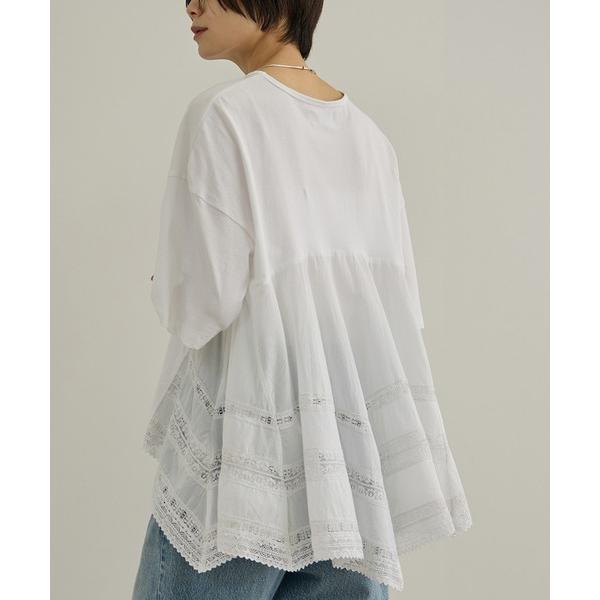 tシャツ 半袖 「AAYUSHI（アユーシ）」バックスカーフハーフスリーブトップス レディース