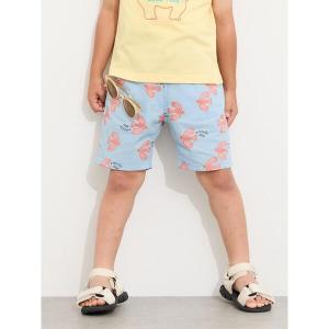 ハーフパンツ パンツ 短パン バード柄ハーフパンツ(セットアップ可) キッズ 子供服 男の子 女の子