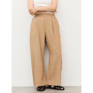 パンツ 麻レーヨンストレッチパンツ レディース｜ZOZOTOWN Yahoo!店