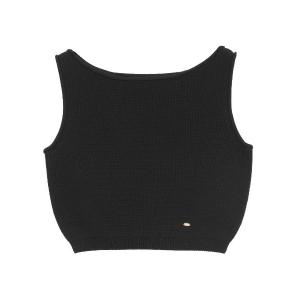 ニット セーター CLANE/クラネ/BOAT NECK SHORT KNIT TANK レディース