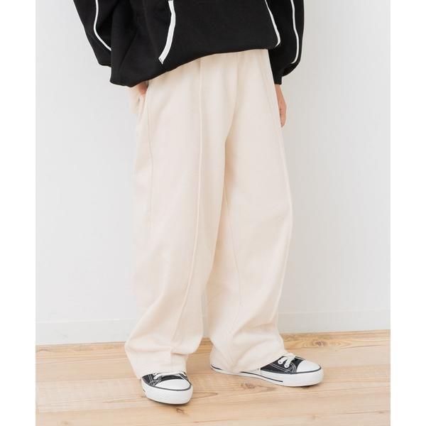 ワイドパンツ パンツ ハイパーストレッチ ピンタック ワイドパンツ キッズ 子供服 男の子 女の子
