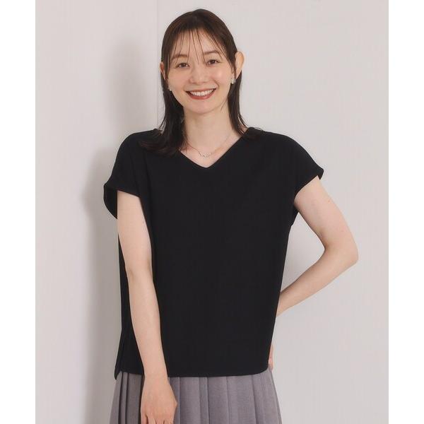 tシャツ 半袖 速乾 「冷感／速乾」Vネックカットプルオーバー レディース