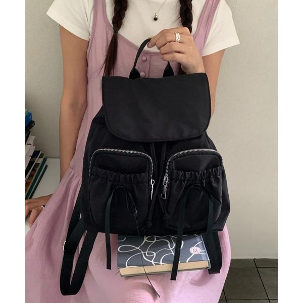 デイバック リュック リボンポケットリュックサック/バックパック/ナップサック レディース