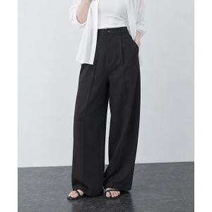 ワイドパンツ スラックス パンツ Bdタック ワイドスラックスパンツ レディース メンズ