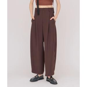 スラックス パンツ soft barrel slacks(ソフトトバレルスラックス) レディース