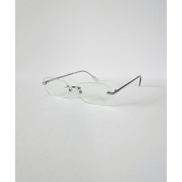 伊達メガネ メガネ 眼鏡 friday” rimless eye glasses レディース