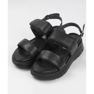 厚底 サンダル BARCLAY（バークレー）厚底パデットサンダル レディース