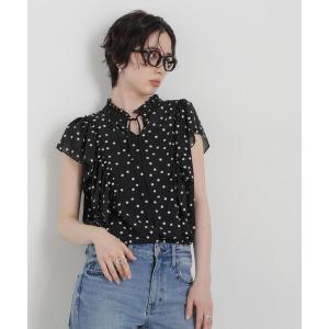 フリルドットブラウスの商品一覧 通販 - Yahoo!ショッピング
