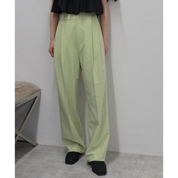「STYLEMIXER」 スラックス SMALL ライトグリーン レディース