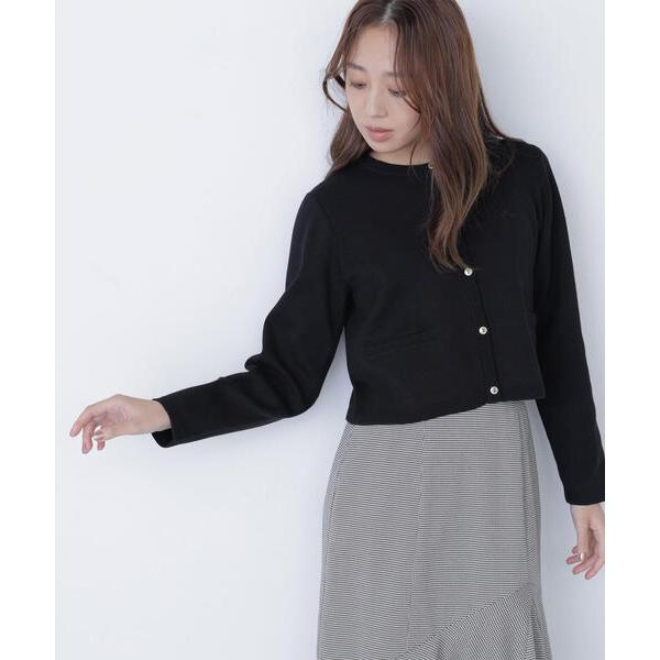 「NATURAL BEAUTY BASIC」 ニットカーディガン FREE ブラック レディース