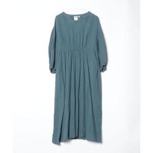 「niko and...」 7分袖ワンピース MEDIUM ブルー レディース