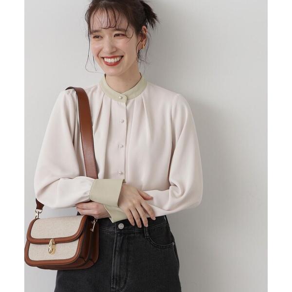 「N.（N. Natural Beauty Basic）」 長袖ブラウス MEDIUM ホワイト系そ...