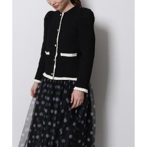 「Re.Verofonna」 ニットカーディガン MEDIUM ブラック レディース