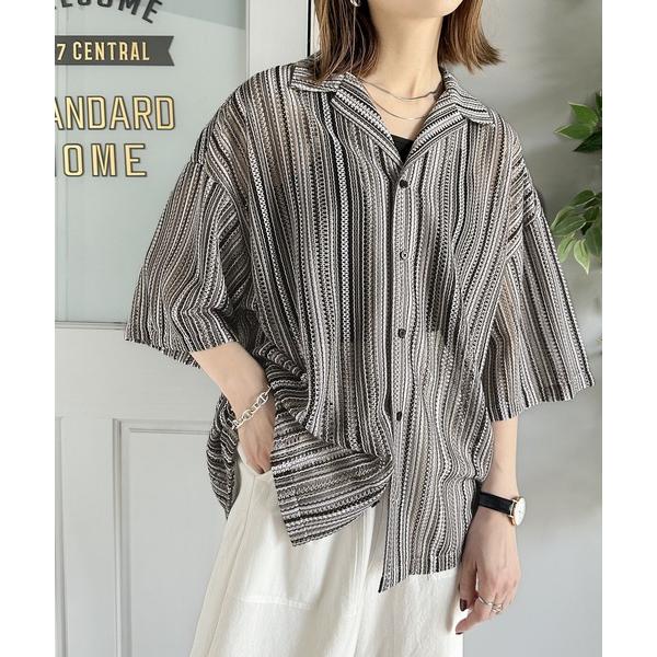 「Java」 半袖シャツ X-LARGE グレー レディース
