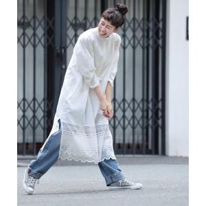 「soulberry」 長袖ワンピース L オフホワイト レディース