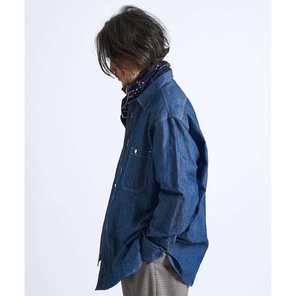シャツ ETS.MATERIAUX(マテリオ) US ネイビーシャツ メンズ レディース
