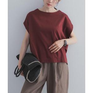 tシャツ 半袖 「UR TECH」サマシェアバックタックコクーンプルオーバー｜UVカット/日除け/接触冷感/抗菌防臭/Tシャツ レディース