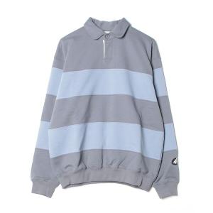 シャツ HOMBRENINO ROUND COLLAR STRIPE SWEAT SHIRT HN0261-CT0001 メンズ
