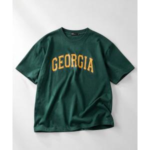 tシャツ カレッジロゴグラフィックTシャツ メンズ