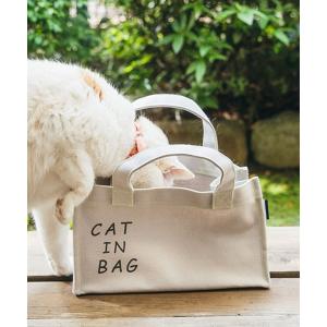 トートバッグ 収納トート「CAT BY CLIP」 レディース