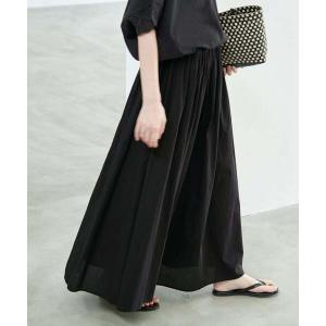 ロング スカート コットンエアリーフレアスカート