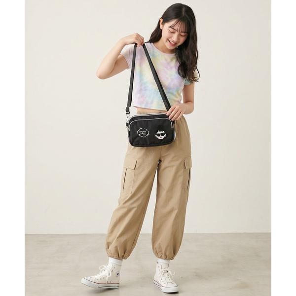 ショルダーバッグ バッグ エマ2WAY3室刺繍ショルダー レディース