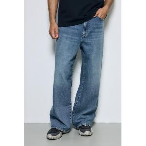 ワイドパンツ ジーンズ AZUL DENIM リラックスワイド メンズ
