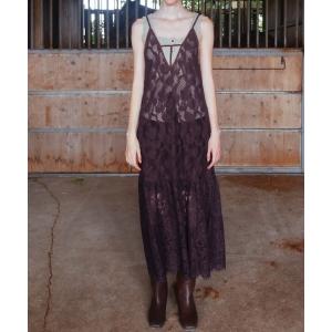ワンピース Lace Switching Dress