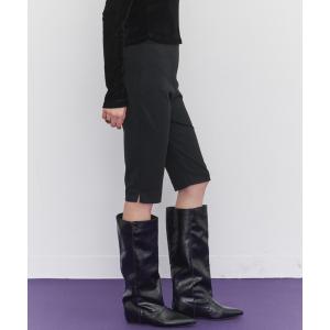ハーフパンツ パンツ 短パン Side Slit Capri Pants / サイドスリットカプリパンツ レディース