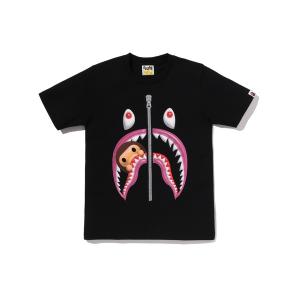 A BATHING APE（アベイシングエイプ） tシャツ 半袖 COLOR CAMO SHARK