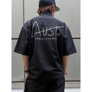 シャツ 半袖 「AUST」 ナイロンBIGシャツ メンズ レディース