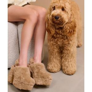 パンプス ミュール 「Fur Collection」ラク盛りフェイクファーサボ