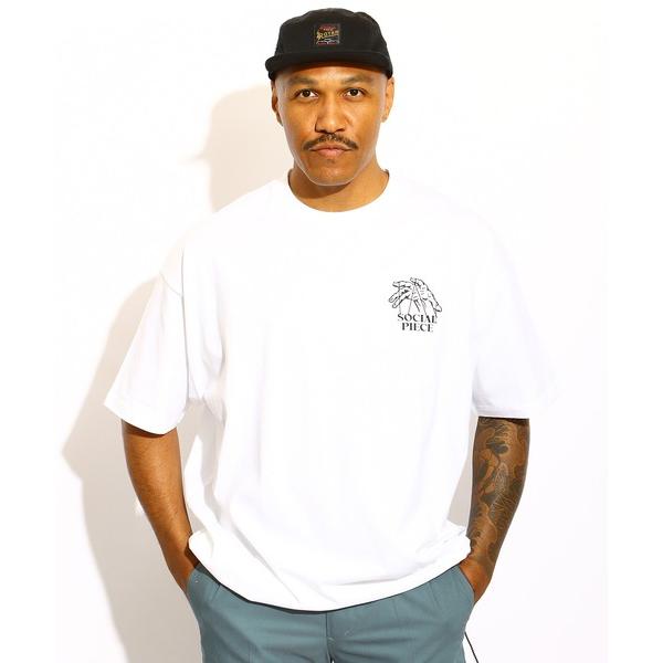tシャツ SOCIAL PIECE draw cord Tee メンズ レディース