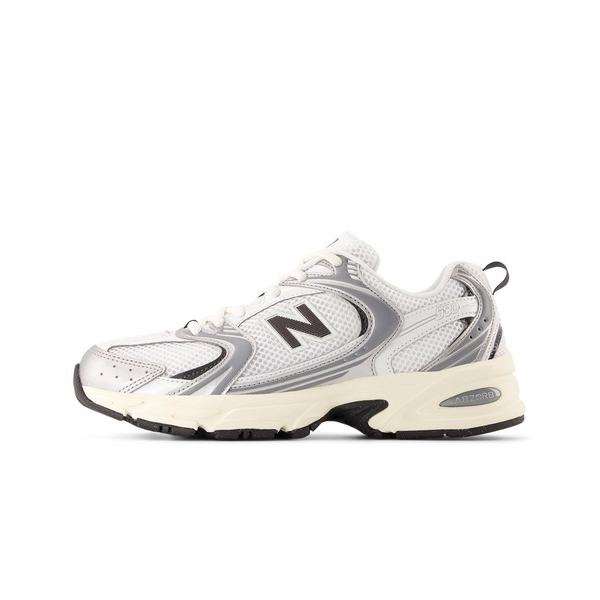「New Balance」 ローカットスニーカー 24.0cm シルバー メンズ