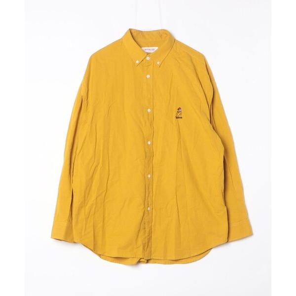 「Red Cap Girl」 長袖シャツ LARGE マスタード メンズ