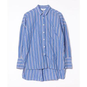 「VIS」 長袖シャツ「Maker’s Shirt鎌倉コラボ」 M ブルー メンズ