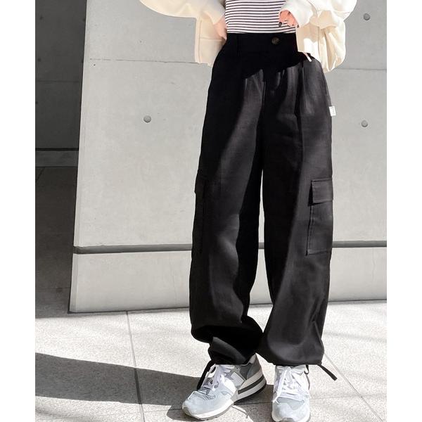 「Java」 カーゴパンツ MEDIUM ブラック レディース