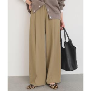 ワイドパンツ スラックス パンツ 「WEB限定/4サイズ展開/追加」イージーワイドパンツ レディース