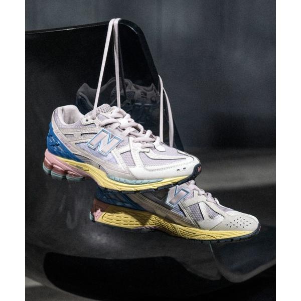 「New Balance」 ローカットスニーカー 24.0cm オフホワイト メンズ