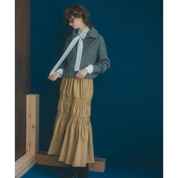 「N.（N. Natural Beauty Basic）」 長袖ブラウス MEDIUM オフホワイト...