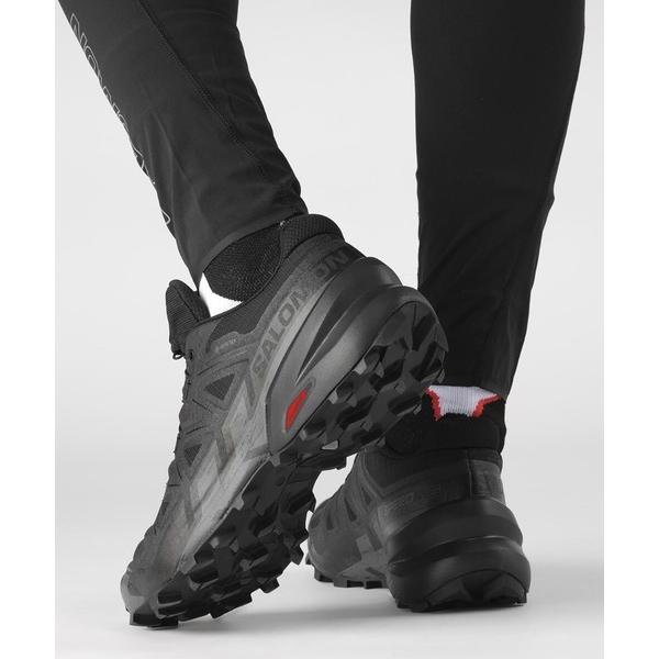 「SALOMON」 ローカットスニーカー 27.5cm ブラック メンズ